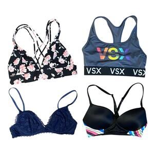 PINK VSX Sport Victoria's Secret Bra Bundle 4 Sz S
